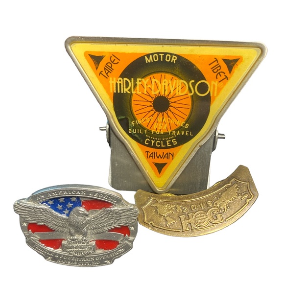 Harley Davidson money clip + pins - Picture 9 of 10